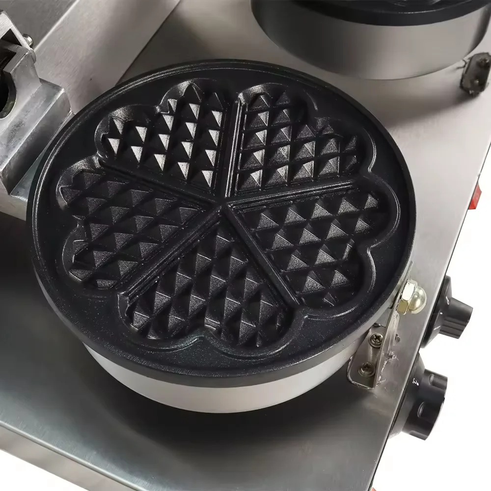 Commercial Hot Sale Single Five heart  Shape Waffle Baker Snack Machine  For Sale factory