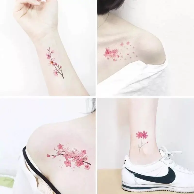 5 Fake Tattoos Mit Pfauenfedermuster – Wasserdicht & Temporär