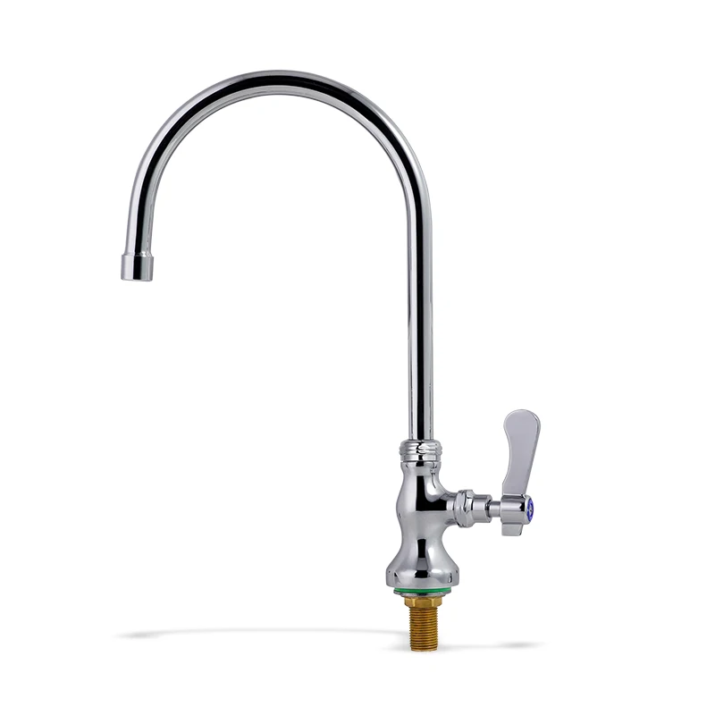 Wholesale Commercial Kitchen 360° Round Tap Brass Chrome+Stainless Steel Water Sink Kitchen Faucets Basin Taps for Kitchen details