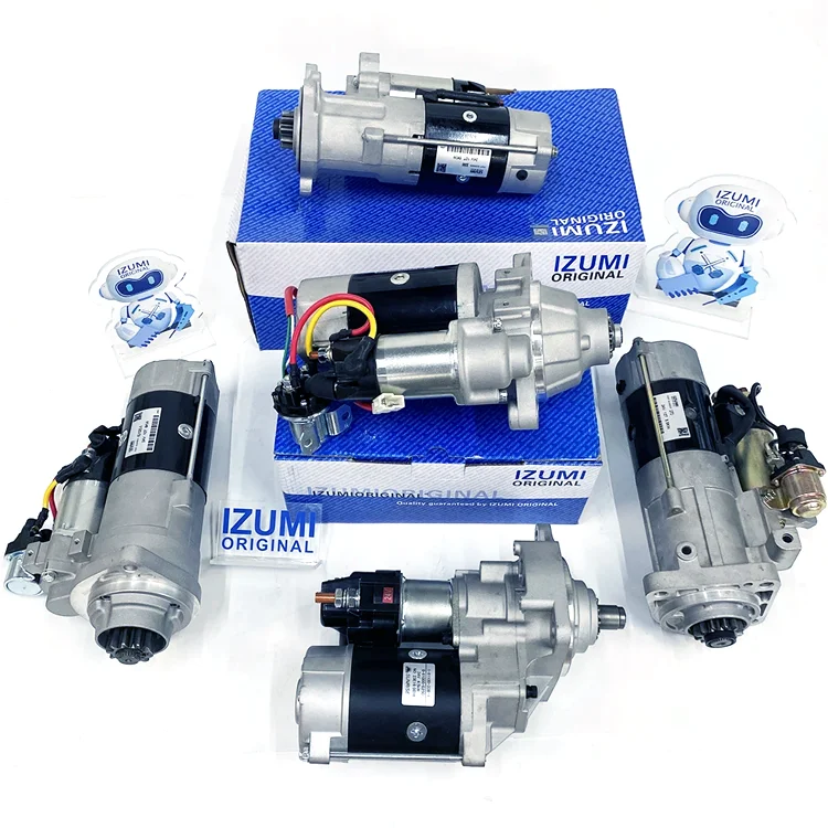 IZUMI ORIGINAL PC22IE Starter Motor High Quality Diesel Engine Parts For Doosan