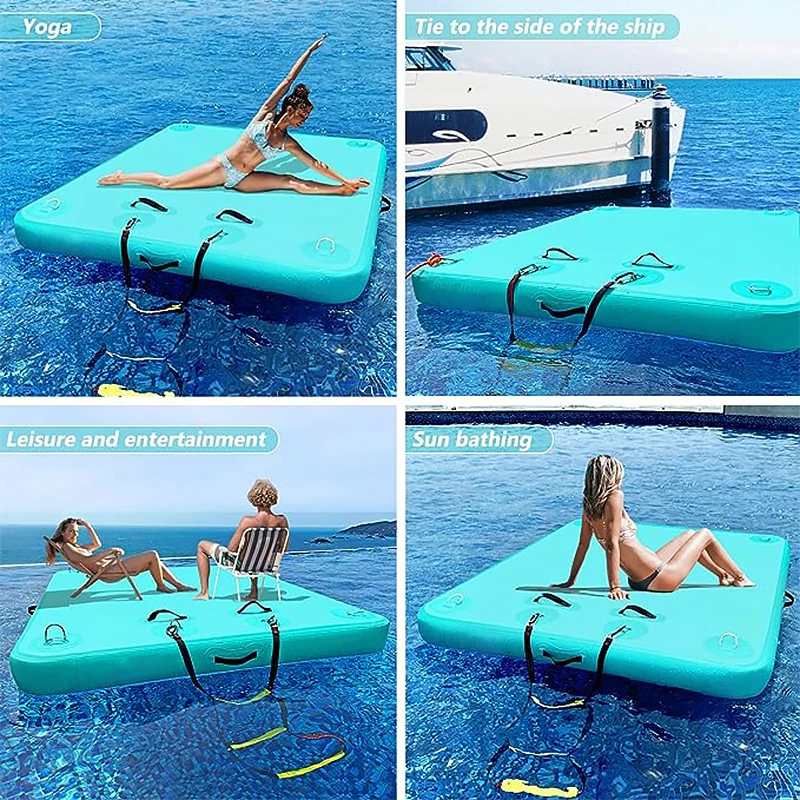 Factory Drop Stitch Dock Inflatable Dock Platform Water Floating Mat for Sea