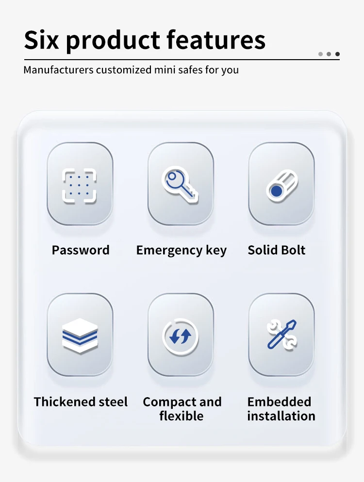 CEQSAFE Home Digital Safe Mini Electronic Safe Box Small Safety Money Box factory