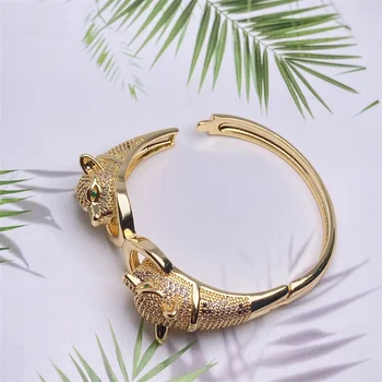 luxury gold plated women bangle bracelet