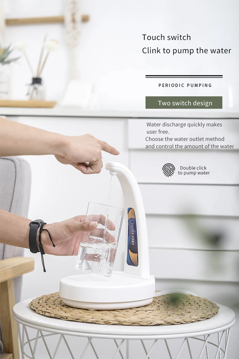 Intelligent Induction Water Pumping, Electric Pumping Water Dispenser, Automatic Water Dispenser for Pure Buckets Home Office