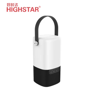 Lamp with Blue Tooth Speaker Rechargeable Battery 1800mah for Camping