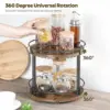 Stylish spice rack [Double-layer design]