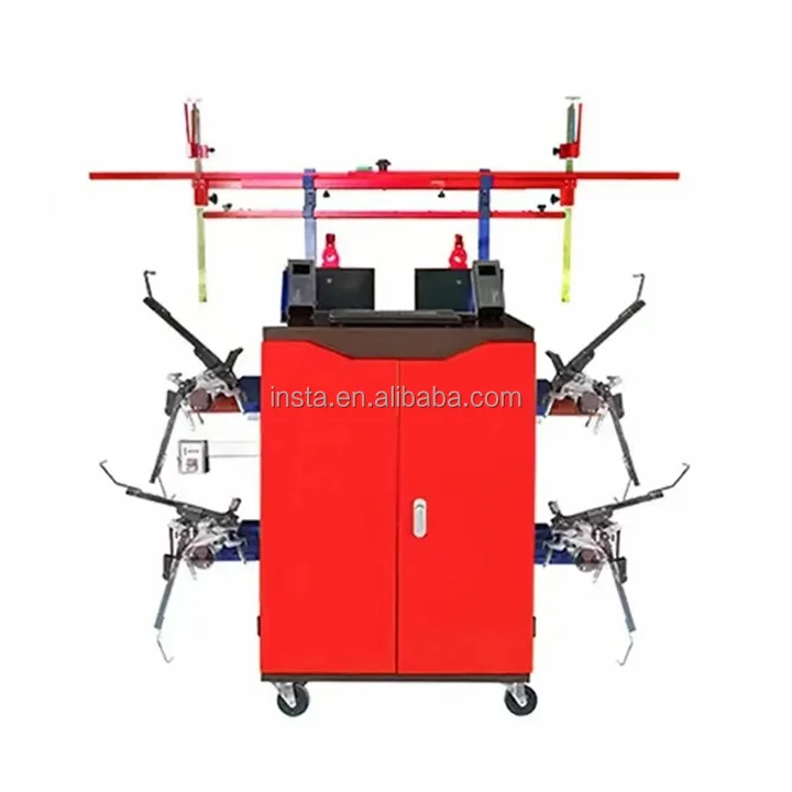 Truck Bus Mobile Four Wheel Alignment Machine Four Blue Tooth CCD Truck ...