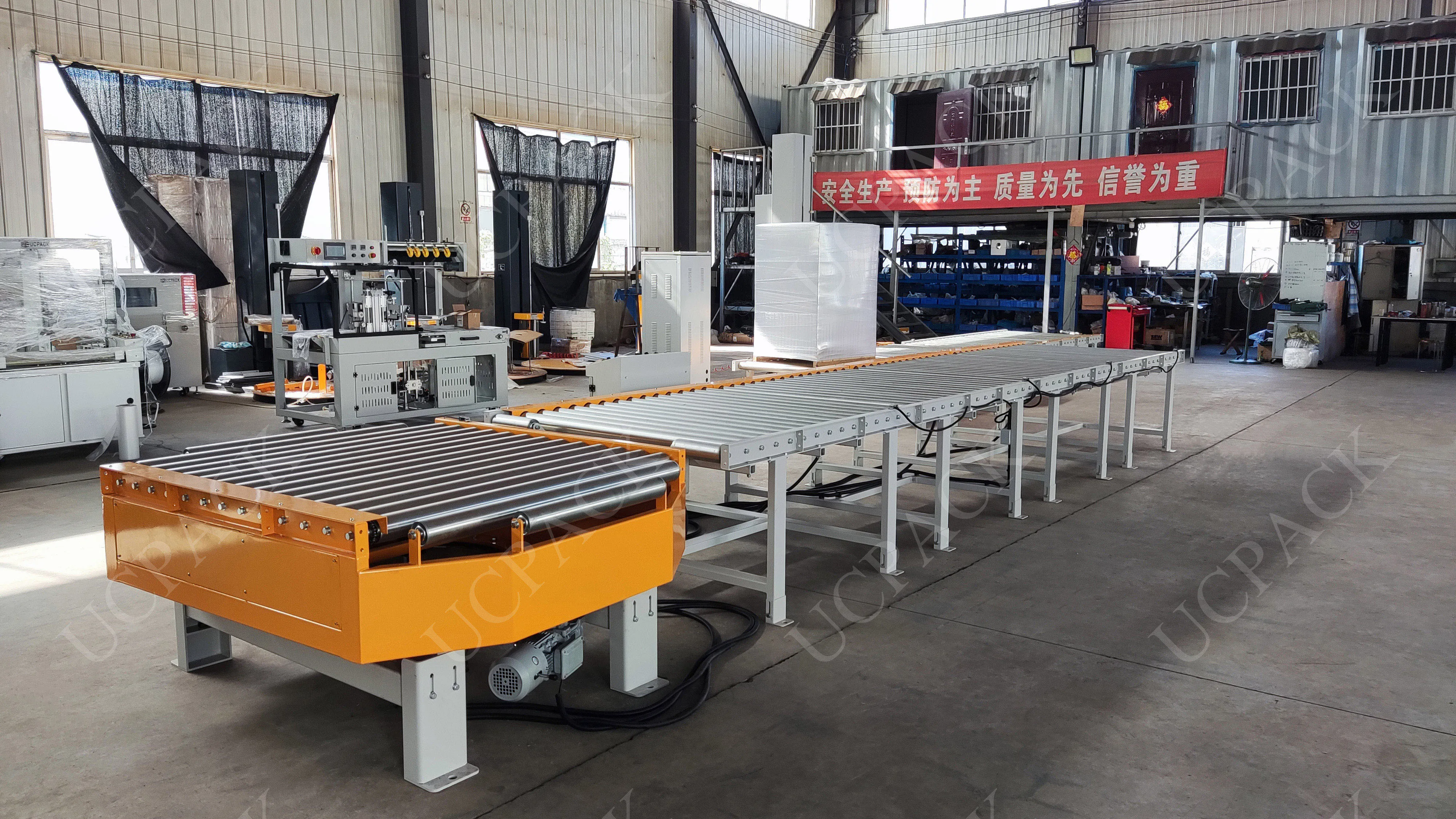 Low Profile Power Roller Pallet Turntable Rotary Table Rotary Turntable ...