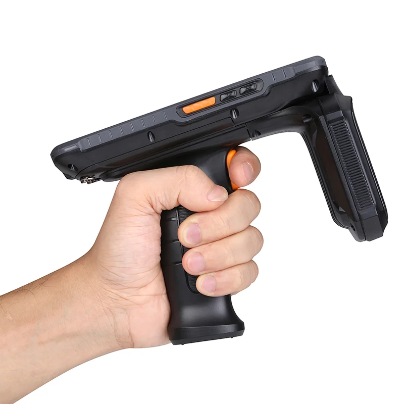 Wholesale Handheld PDA 1D 2D QR Barcode Scanner 5.5inch Industrial Mobile Computer PDA Android UHF PDAs with Pistol Grip