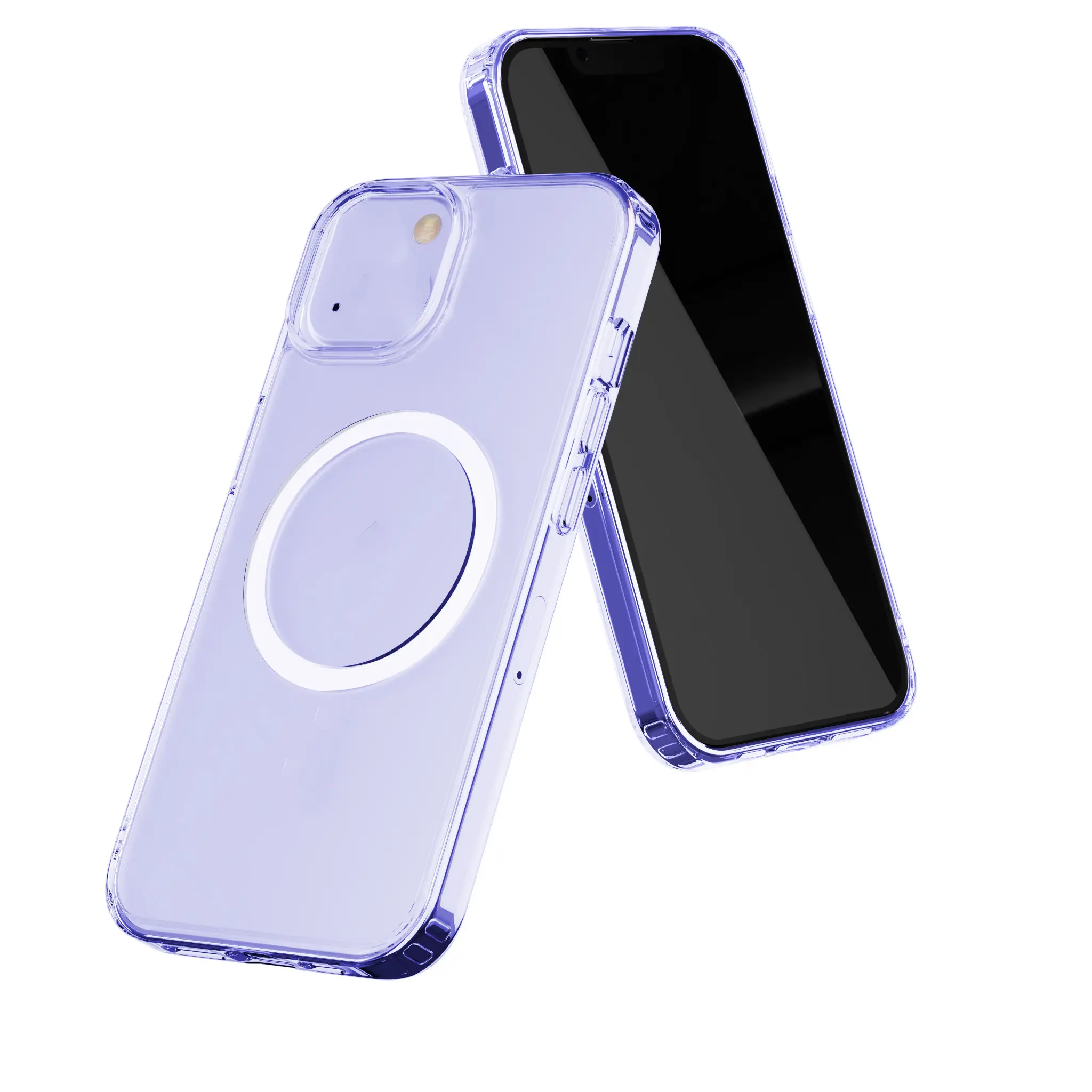 New Electroplate Wireless Charging Magnetic clear Phone Case For iPhone 13 14 14 plus pro max Shockproof soft TPU Phone Case