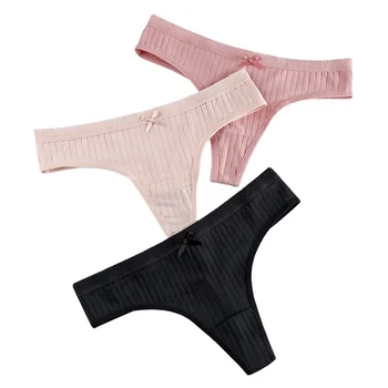 Underwear Cheap Cotton Women Lingerie Panties G-String Panty Women's Thongs