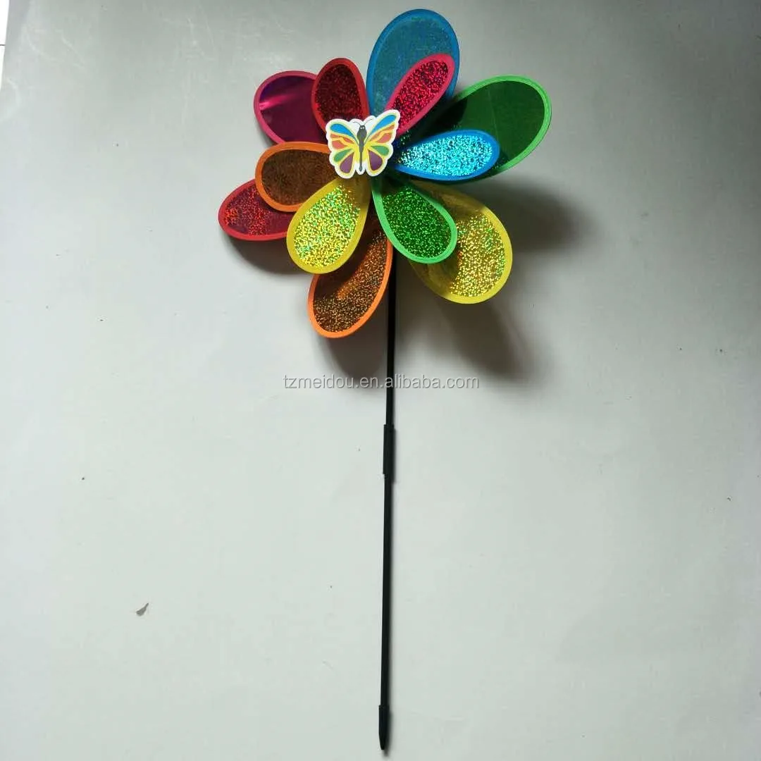 Декоративная мигающая ветряная мельница с