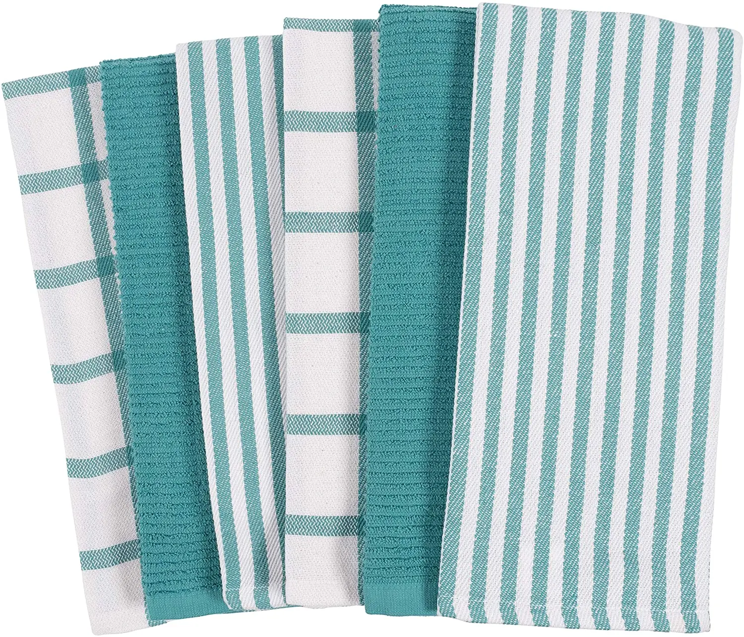 HUI JIA Weave Drying Kitchen Towels Dishes Terry Towels Tea Towel