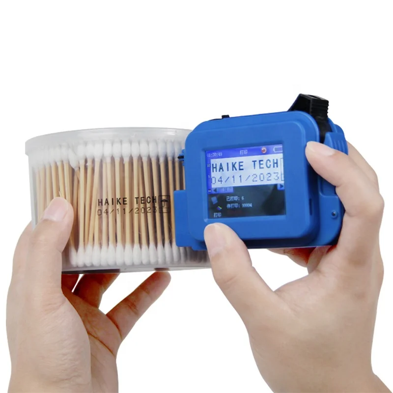 Mini Batch Coding Glass Logo Printing Machine Handy Ink Jet Printer