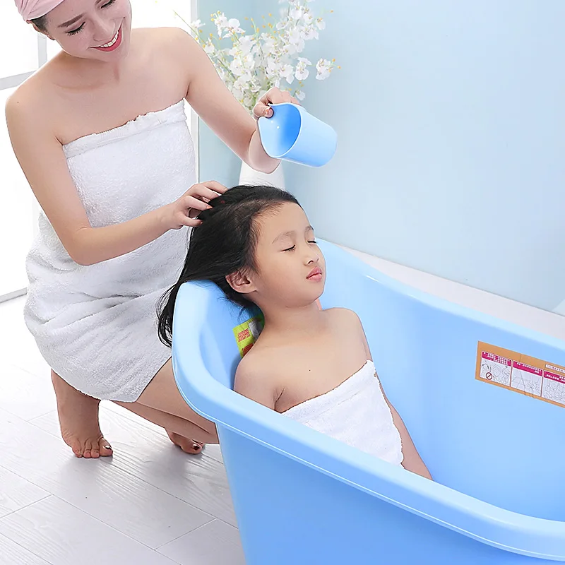 Горячая распродажа современная детская ванная комната на заказ отдельно стоящая пластиковая Ванна Для Уборки Помещений