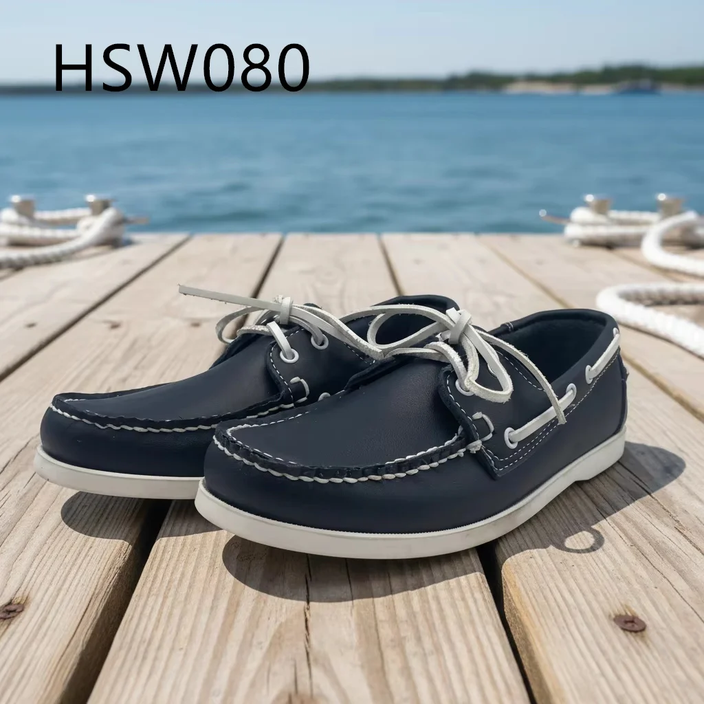ZYF,Everyday Walking Full Grain Leather Not Grind Foot Loafer Shoes Street Stroll Hand Stitching Casual Moccasins Shoes HSW080
