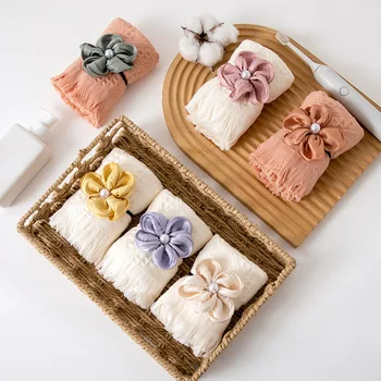 Creative Chinese wedding bridesmaid gift romantic gifts soft tassels face towel