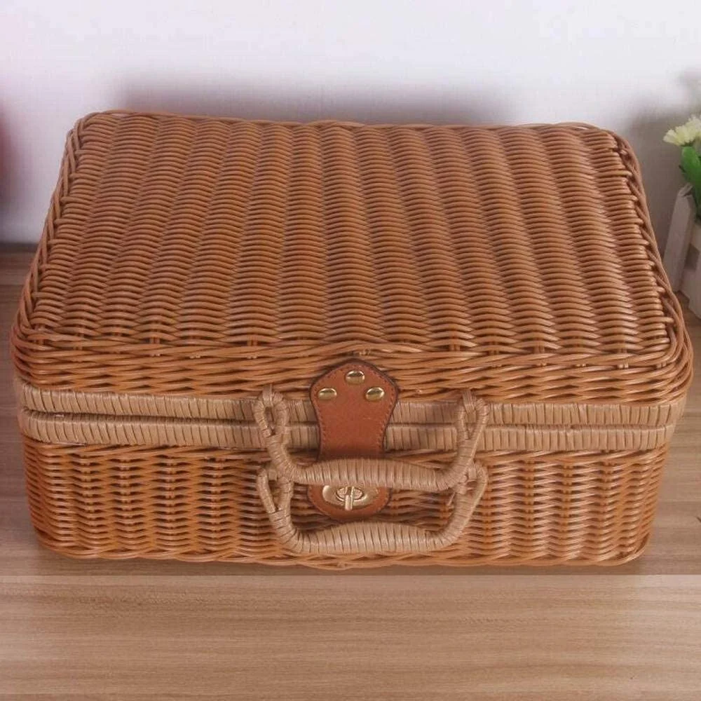 Cesto per legna da ardere, cesto di vimini, contenitore per legna da ardere, porta legna da ardere, cesto intrecciato con manico, decorazione per camino, porta legna da ardere per interni