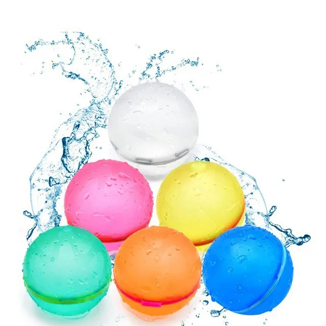 Reusable Water Balloons 12Pcs With Mesh Bag, Self Sealing Silicone Ball
