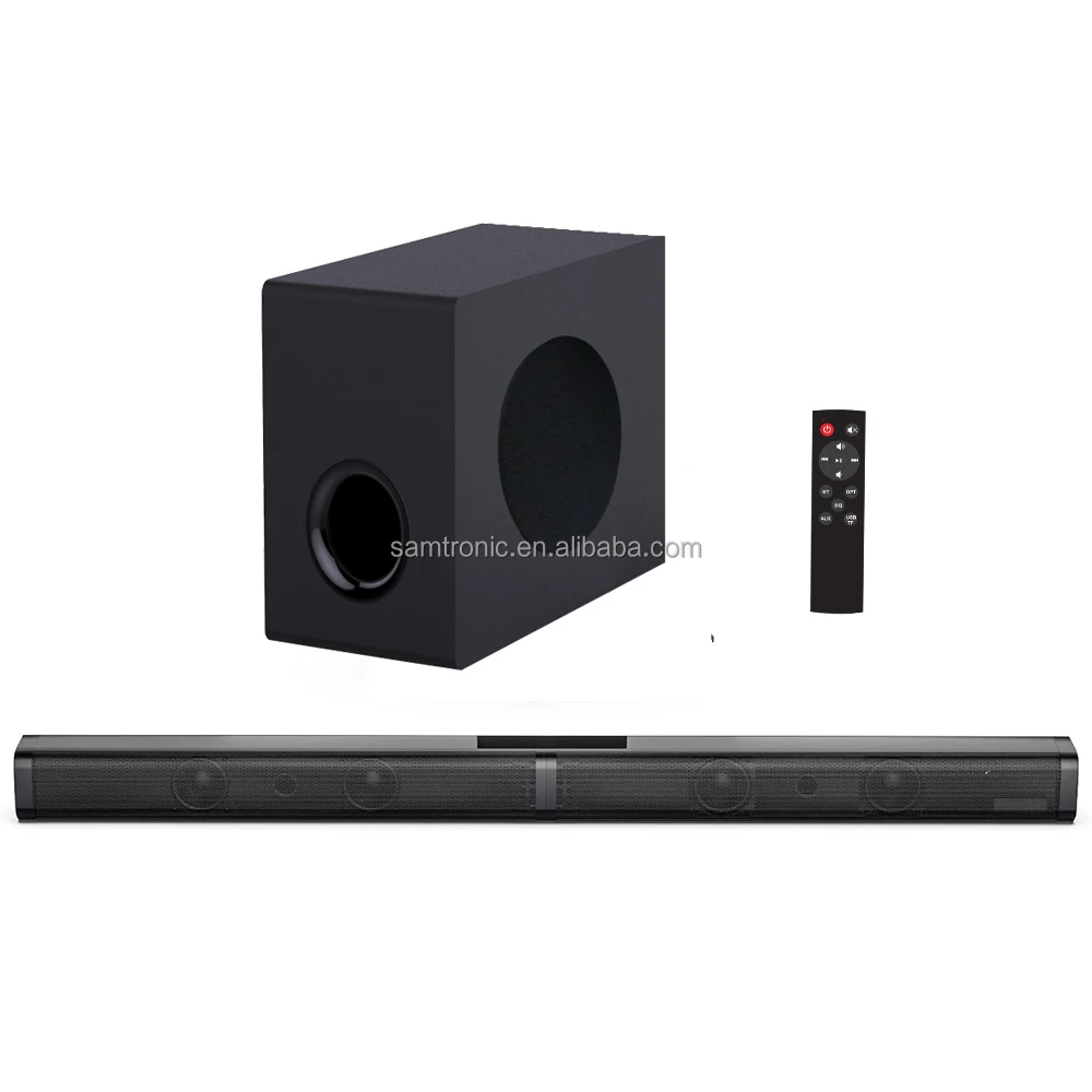 Samtronic 2.1 Channel 100w Detachable Wireless Sound Bar Speaker 37