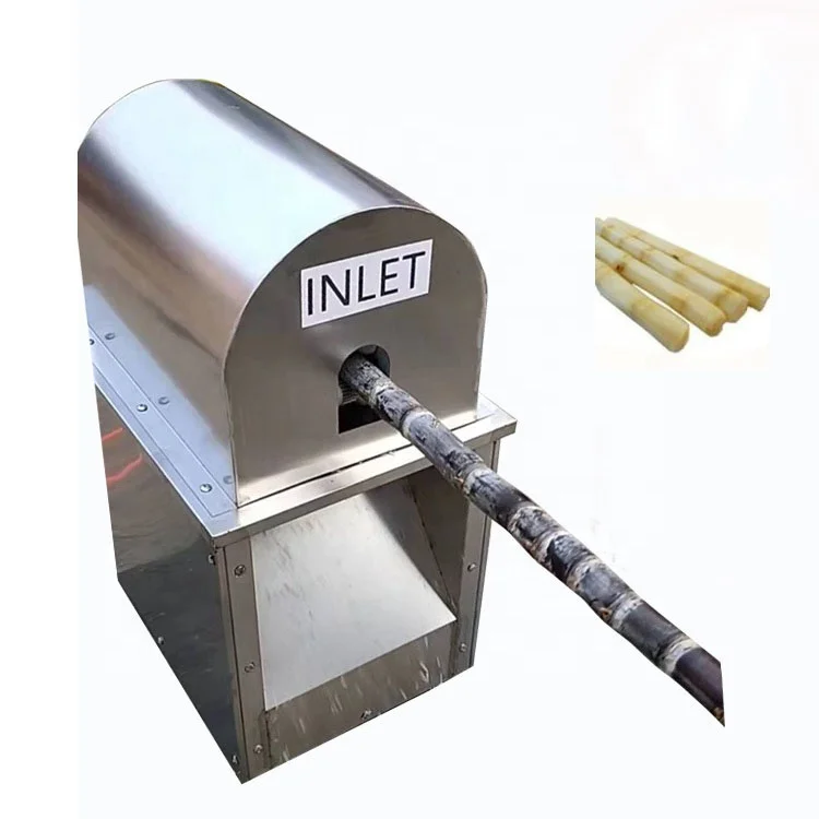 200kg/h Sugar Cane Peeler Commercial Sugarcane Peeler Easy Operation Sugarcane Peeling Machine