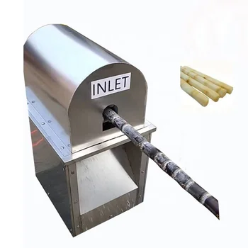 200kg/h Sugar Cane Peeler Commercial Sugarcane Peeler Easy Operation Sugarcane Peeling Machine