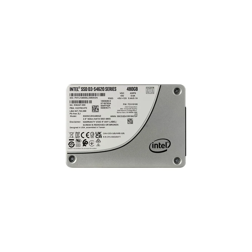 Intel D3-S4620 480 GB SSD - High Performance & Reliability