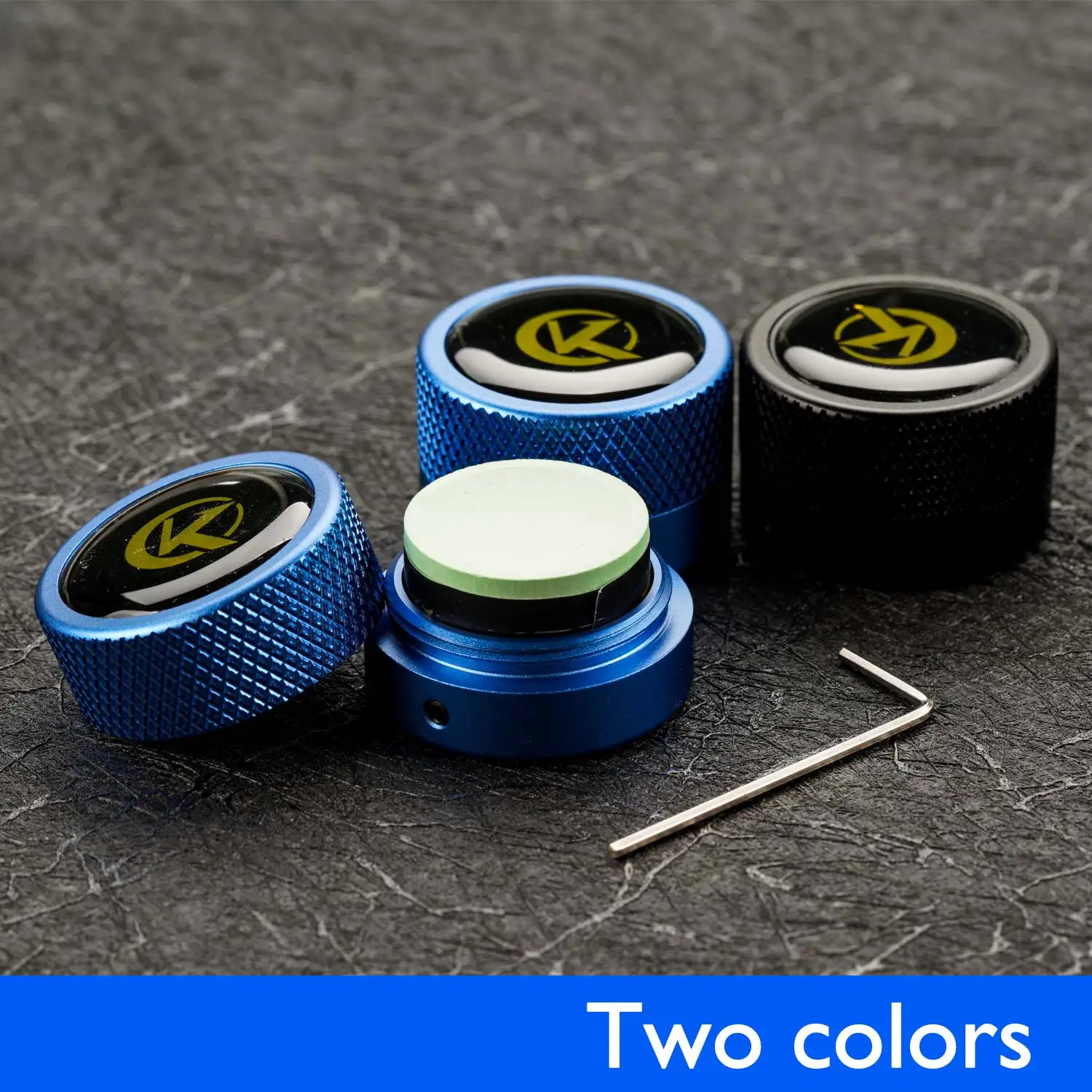 Support Magnétique Craie Billard - Alliage Aluminium, Clip Ceinture, Bleu