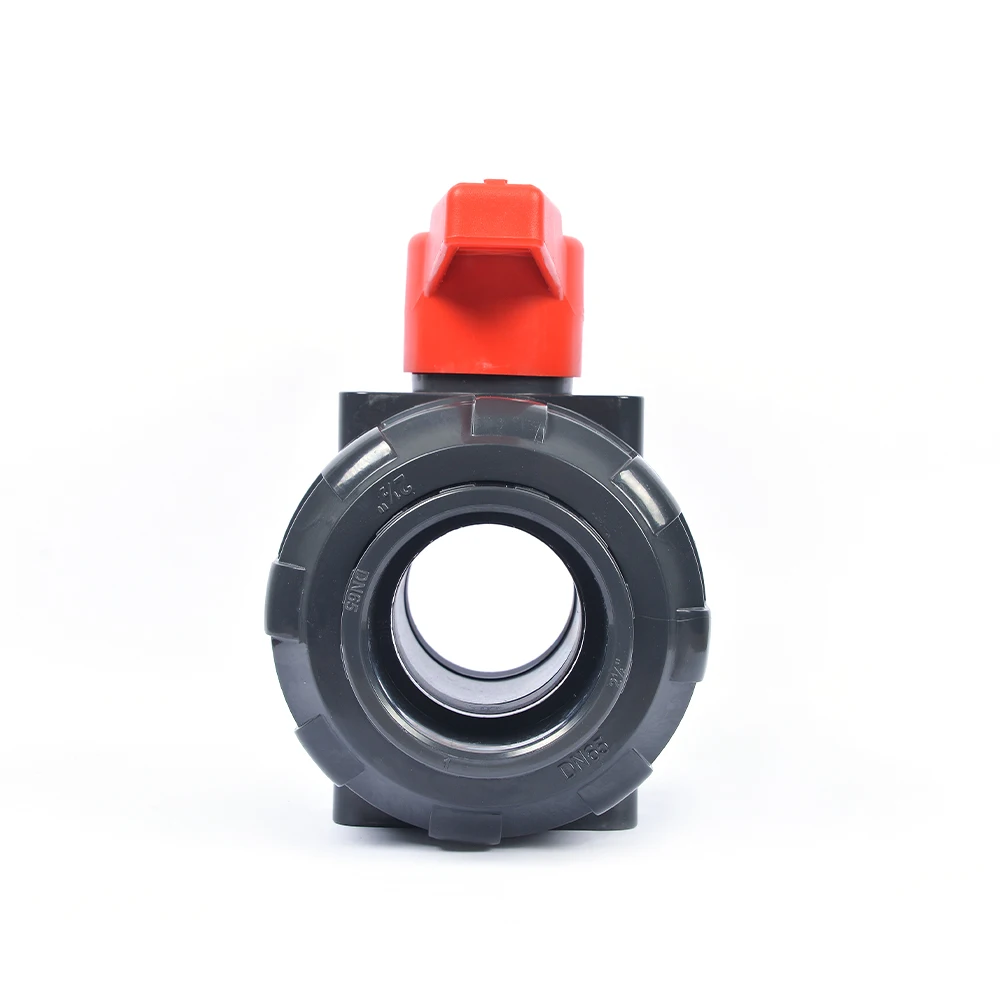 OEM ODM Custom size Manual Plastic UPVC Double Threaded True Union Water Valve Ball Valve