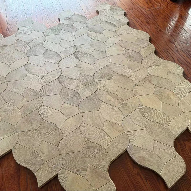 Low MOQ Wholesale Price Custom Parquet Floor Linoleum Parquet Flooring Woven Hard Wood Parquet Flooring China