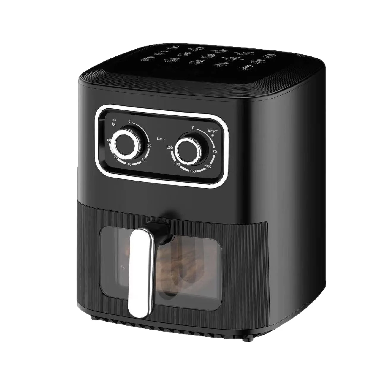 10L Visible Air Fryer, Modern Square Design, Smart Electric Multifunctional French Fry M aperçu 5