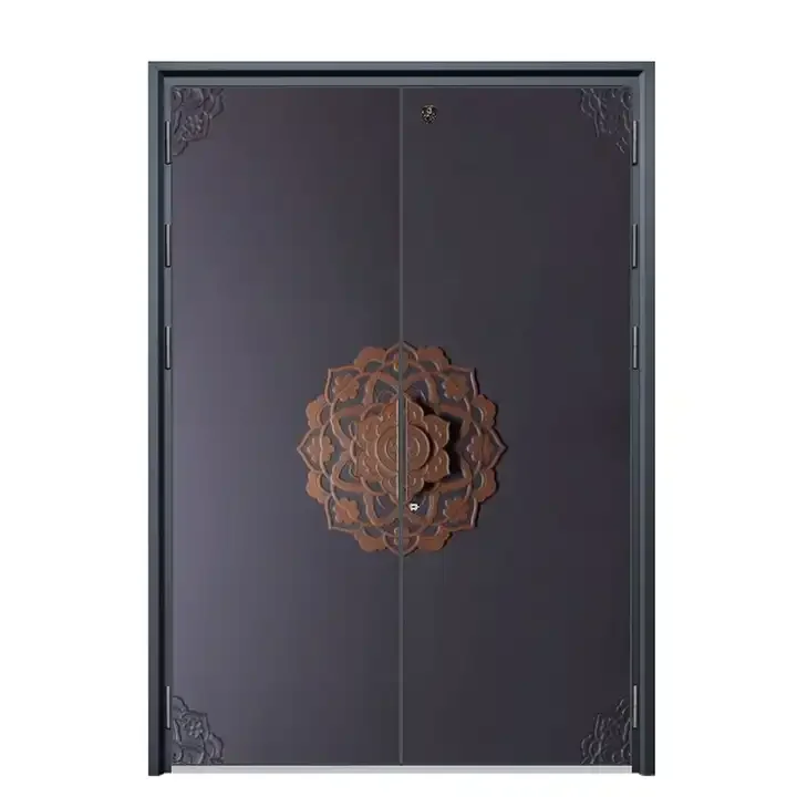 Modern High quality Exterior Gates Swing Main Courtyard Aluminum Alloy Gate Aluminum Villa Gates