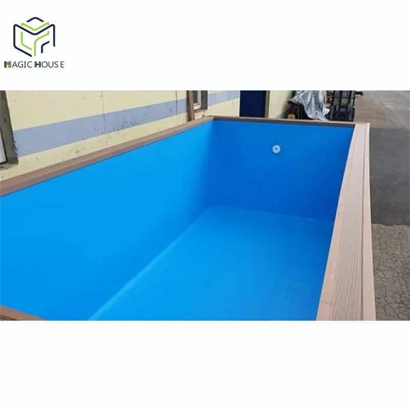 Magic House Back Yard Container Pool Shipping Container Pools 20ft 40ft Fiberglass Liner