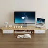 Wood grain color, double drawer style, 110*24*10cm