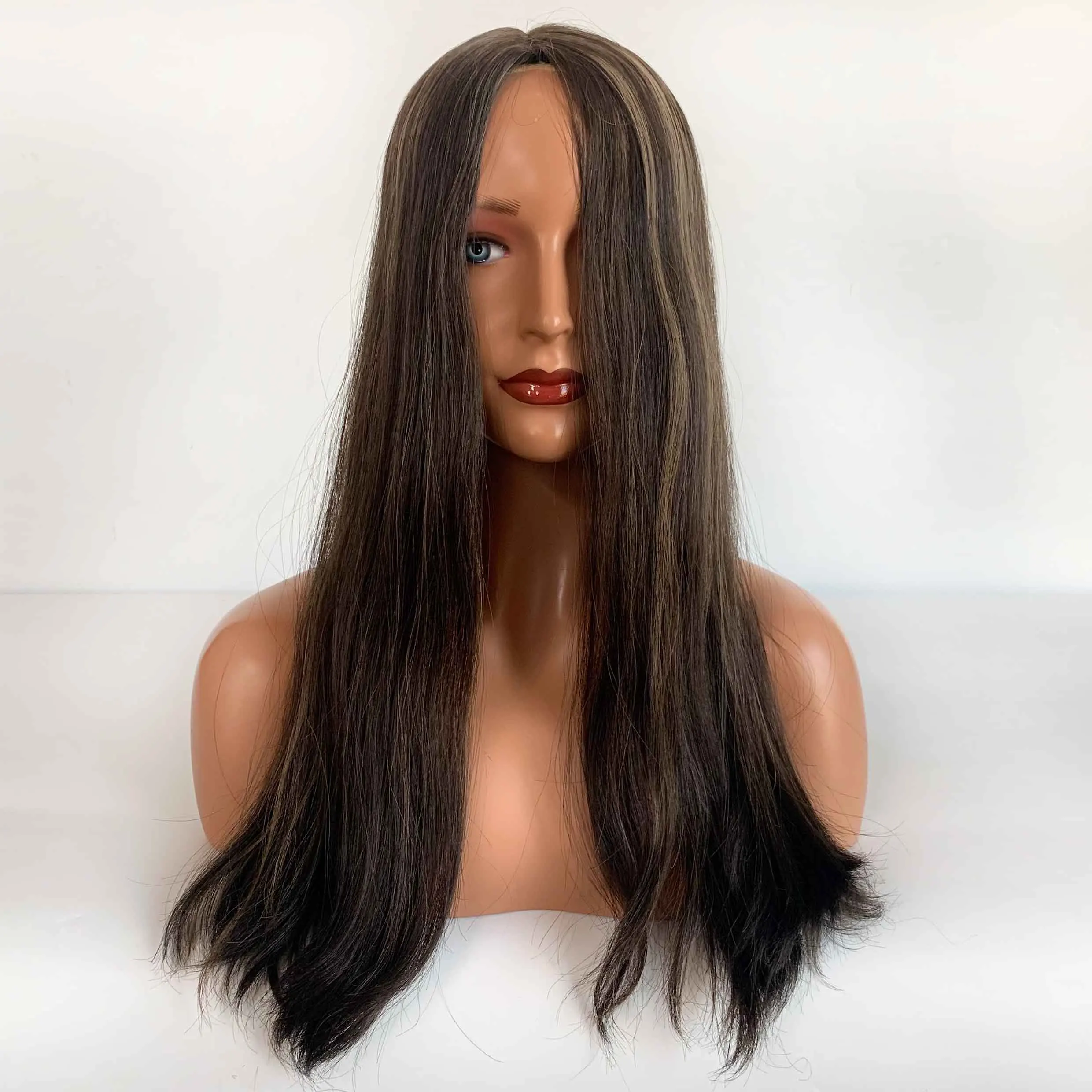 High Quality Human Virgin European 100 Unprocessed 8a Grade Jewish Wigs Kosher Human Hair Wigs