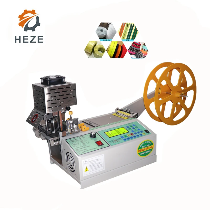 Colorful Ribbon Cutter Machine /label/ribbon Tape /strap Cutting Machine -  Buy Colorful Ribbon Cutter Machine,Computer Woven Label Thermal Paper Knife
