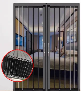 Modern Acrylic Folding Door Crystal Panel Kitchen Sliding Air Conditioner Transparent Balcony Invisible Bathroom Foldable