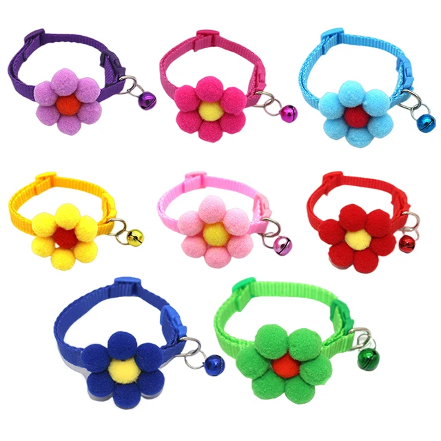 Amaz Best Seller Cat Flower Collar With Bell