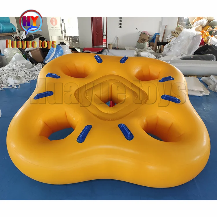 3-4 Person Pvc Water Park Rafts Water Slide Tube Family Round Tubing 