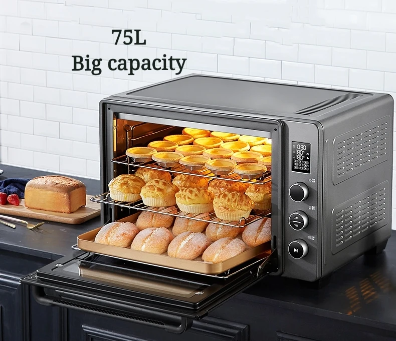 High Capacity 75l Electric Oven 2200w - Buy Home And Commercial Use ...