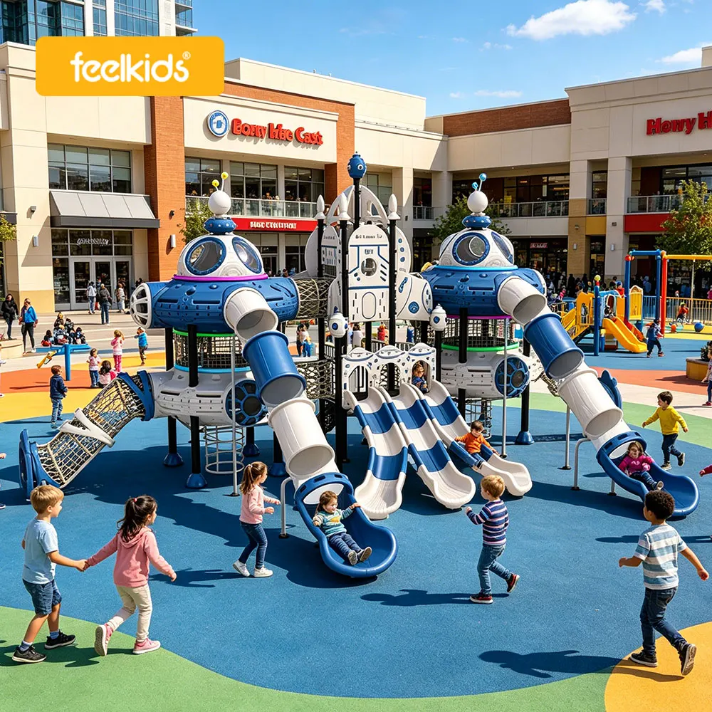 Premium High Quality Outdoor Modular Slide Durable Long-Term Use Luxury Villas Amusement Equipment