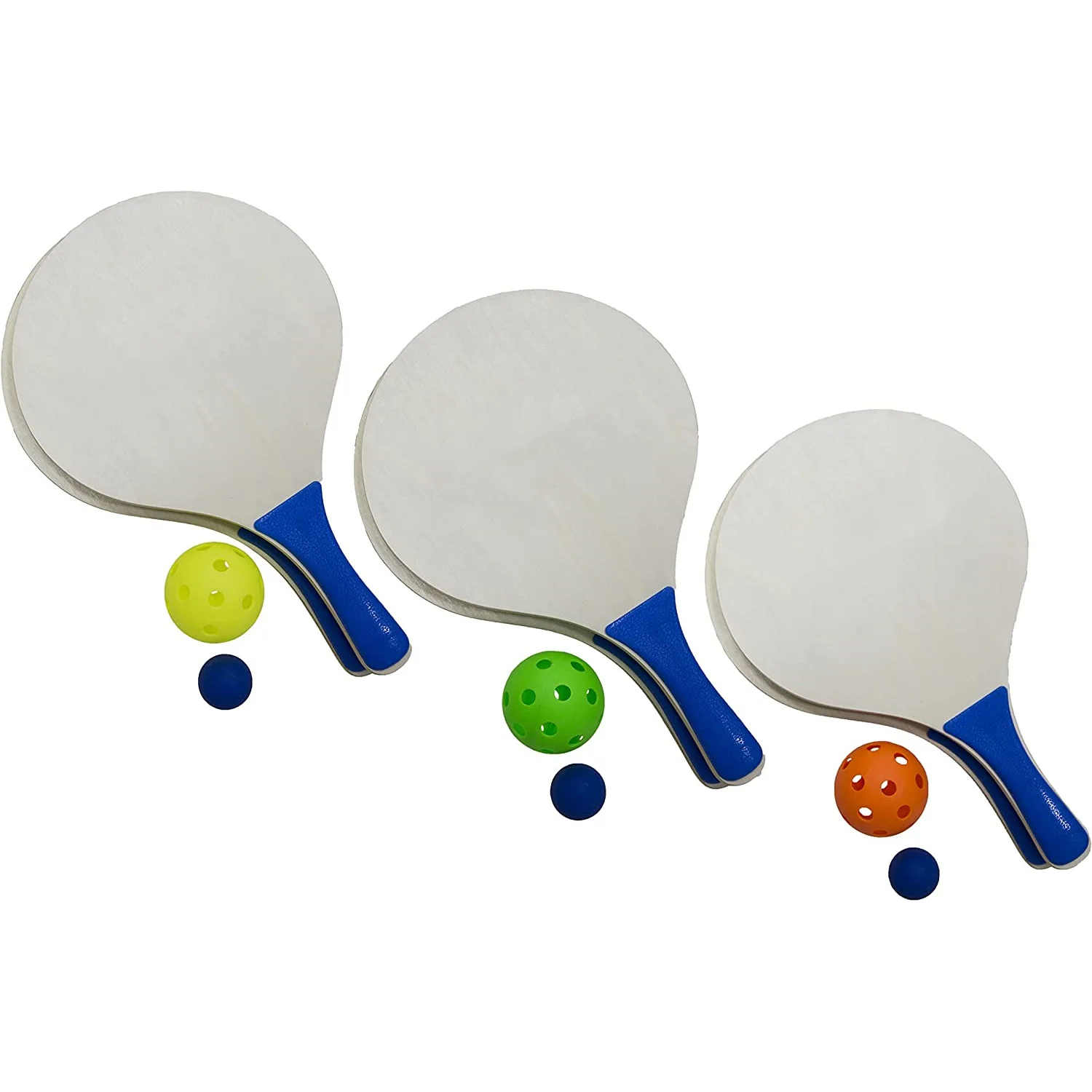 Деревянная пляжная лопатка круглой формы с логотипом на заказ 2 лопатки и 1 для