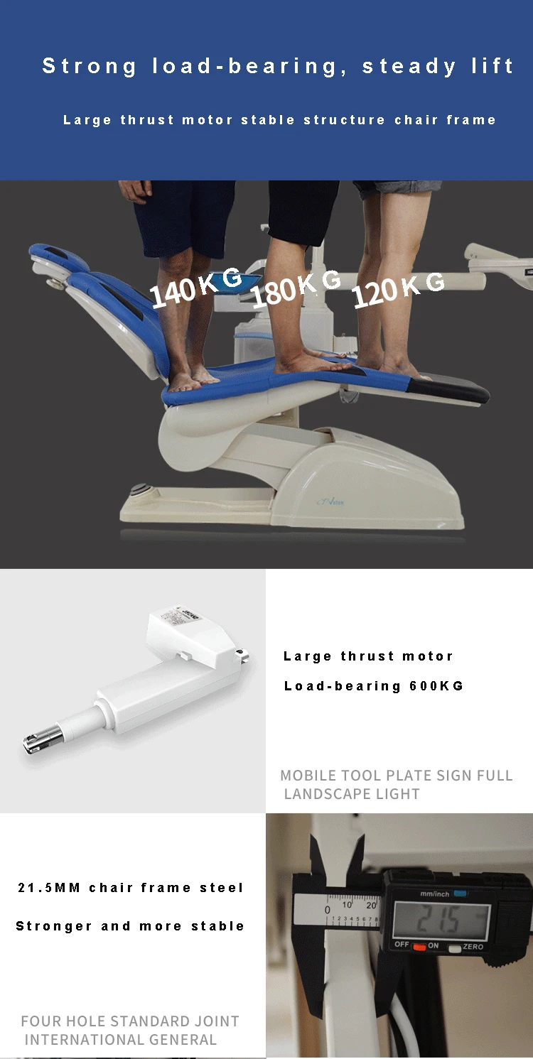 2024 Hot Selling Dental Chair LED Light Comfortable Dental Clinic Hospital Treatment Examination Equipment High Quality Factory details