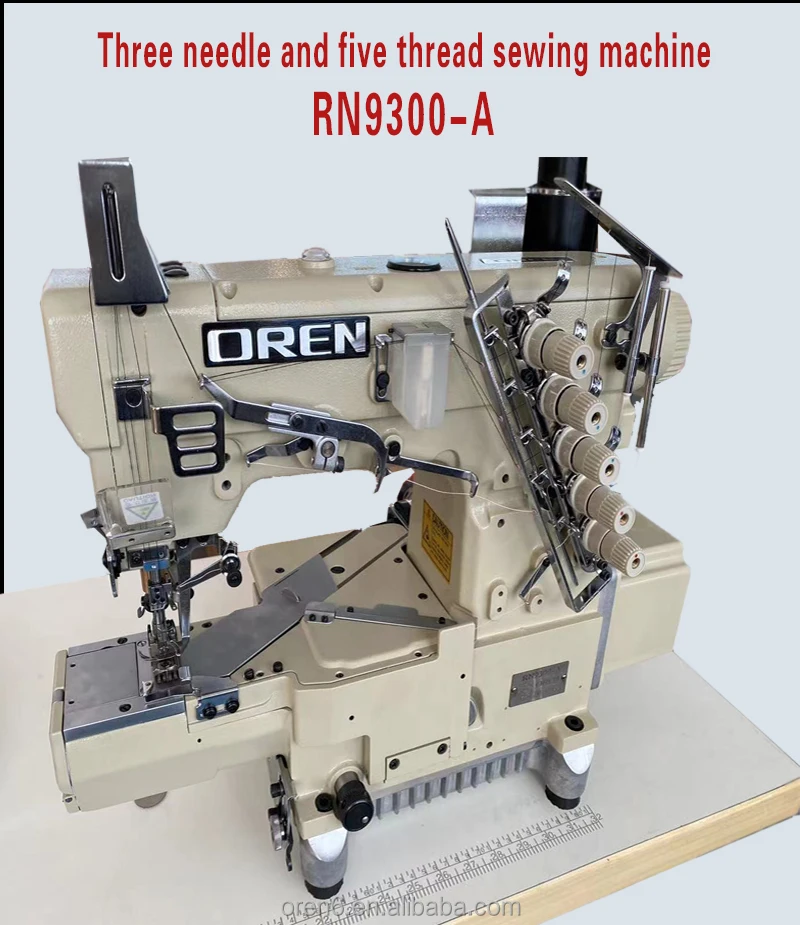 Thin Material Three Needle Five Thread Sewing Equipment Coverstitch ...