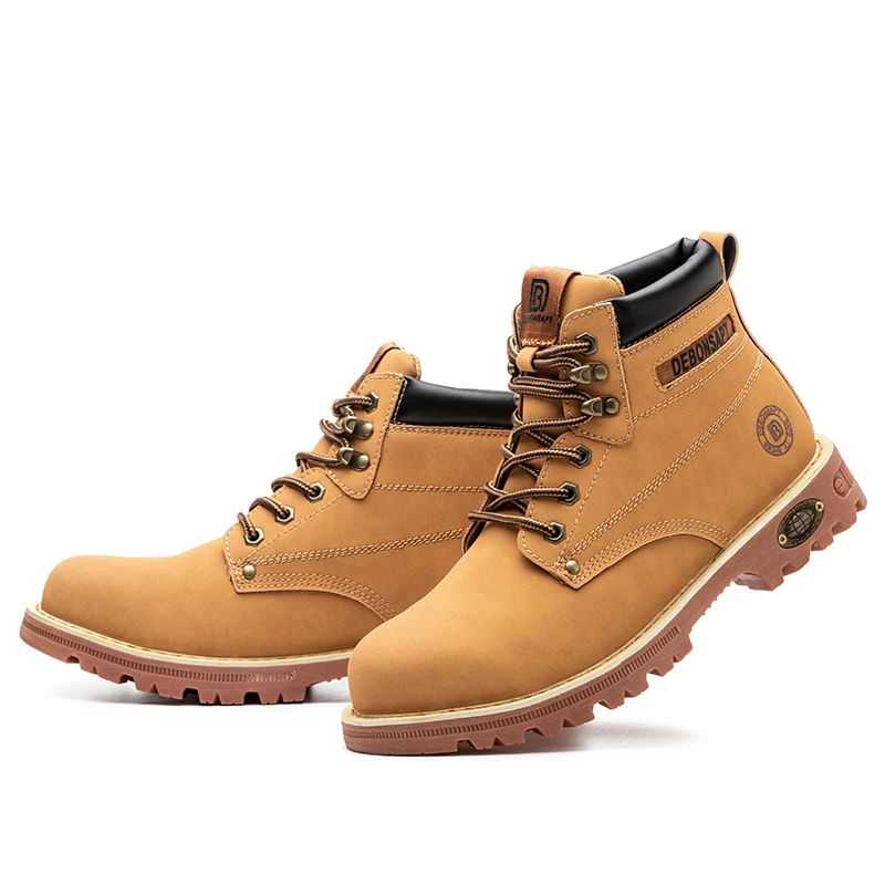 Durable Men's Office Dress Shoes with Steel Toe Protection