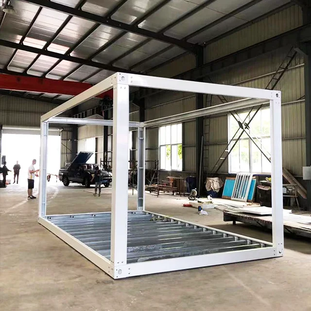 Rangka Keluli Kontena Penghantaran Disesuaikan Kilang Pengilang, Pengecatan Galvanis, Rangka Rumah Kecil 20kaki 40kaki