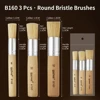 B160 3 pezzi/set - Colore legno naturale