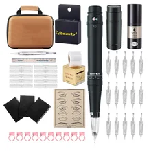 High Quality Permanent Makeup Machine Set Microblading Eyebrow Lip PMU&SMP Tattoo Pen Machine Kit