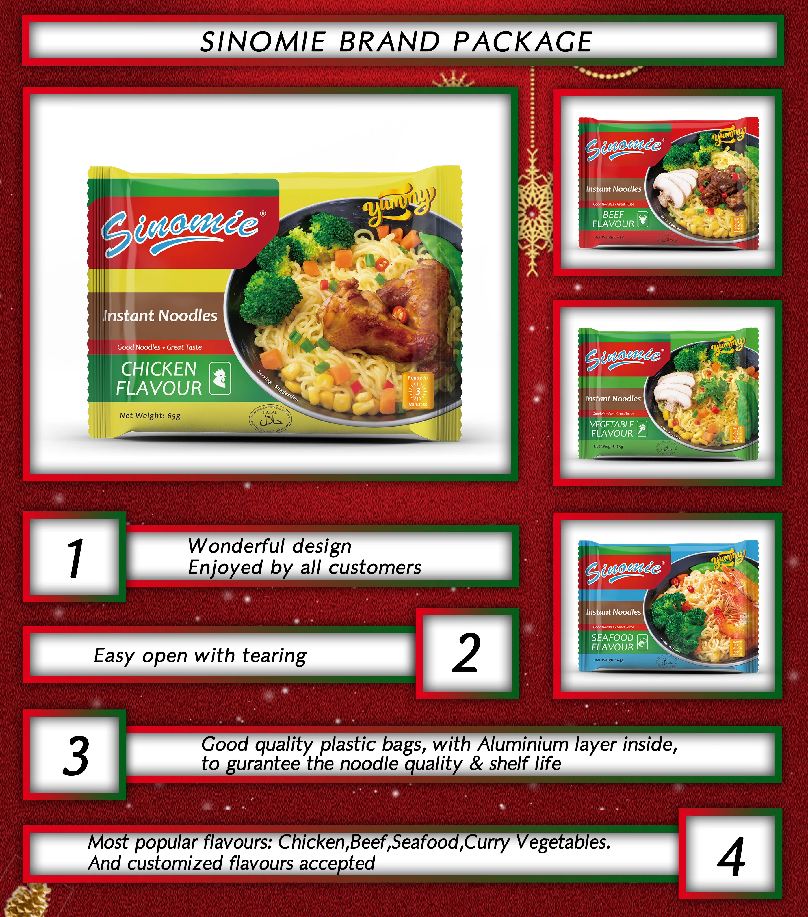 Mi Goreng Manufacturing Wholesale Noodle Halal Stir Fry Original Fast Food Multi Flavor Instant Bag Noodles