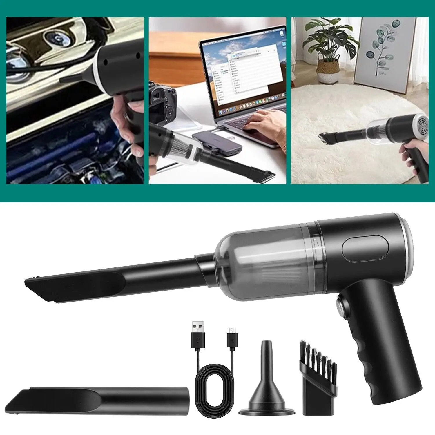 120W 5000pa Car Mini wireless Vacuum Cleaner Small Hand-held Portable Car Vacuum Cleaner Mini Wireless Vacuum Cleaner